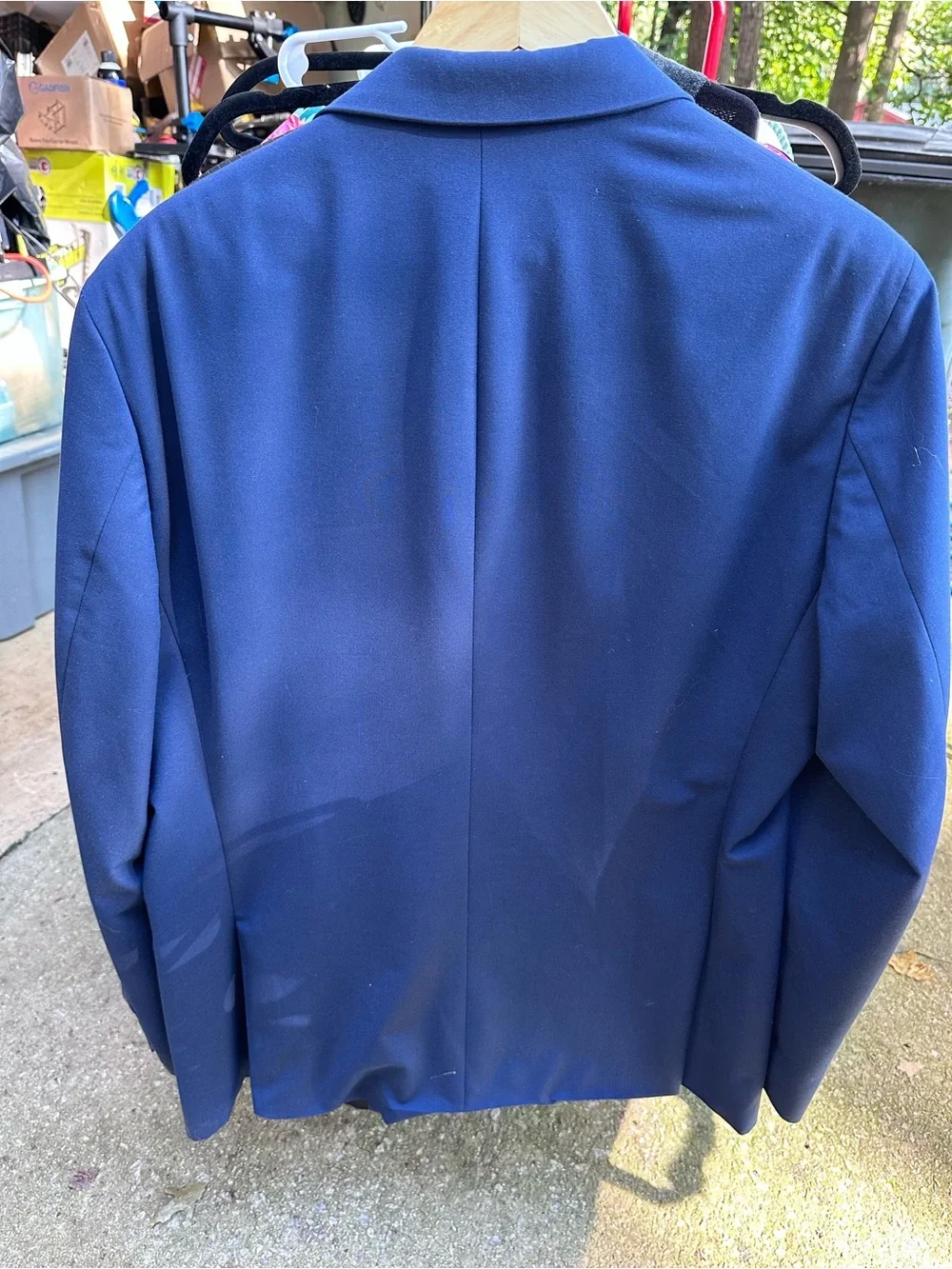 Men's Classic Navy Blazer - Formal & Versatile-44L